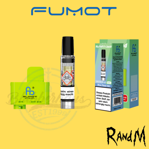 RandM Fumot Tornado Big Puff POD - Blue Razz Ice