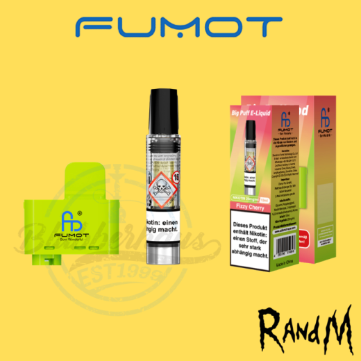 RandM Fumot Tornado Big Puff POD - Fizzy Cherry