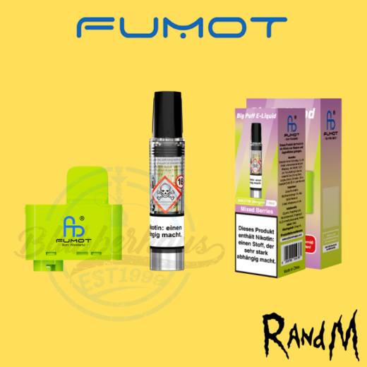 RandM Fumot Tornado Big Puff POD - Mixed Berries