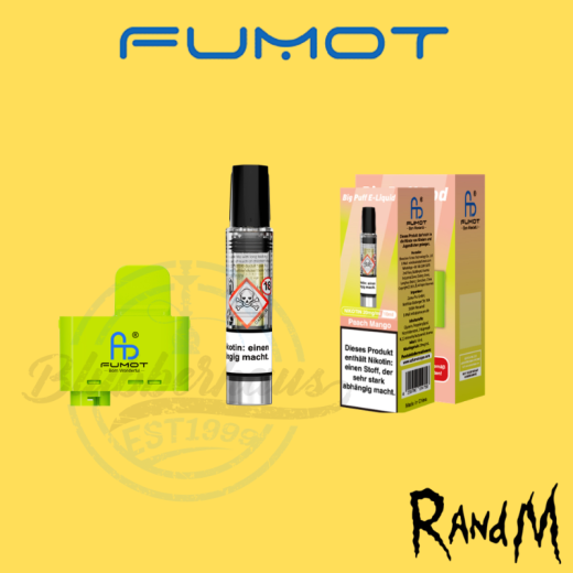 RandM Fumot Tornado Big Puff POD - Peach Mango