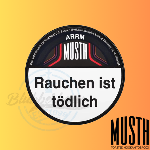 MustH Shisha Tabak 125g - ARRM