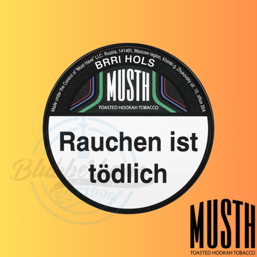 MustH Shisha Tabak 125g - BRRI HOLS