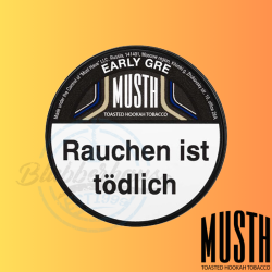 MustH Shisha Tabak 125g - EARLY GRE