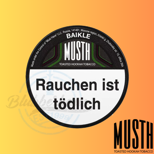 MustH Shisha Tabak 200g - BAIKLE