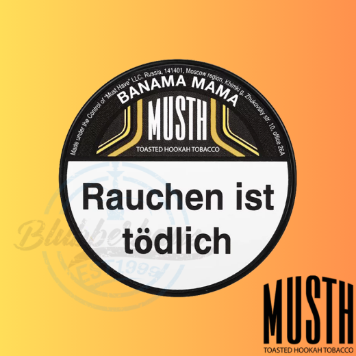 MustH Shisha Tabak 200g - BANAMA MAMA