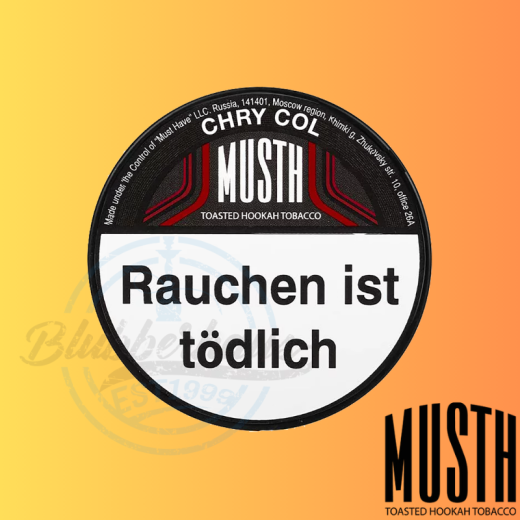 MustH Shisha Tabak 200g - CHRY COL