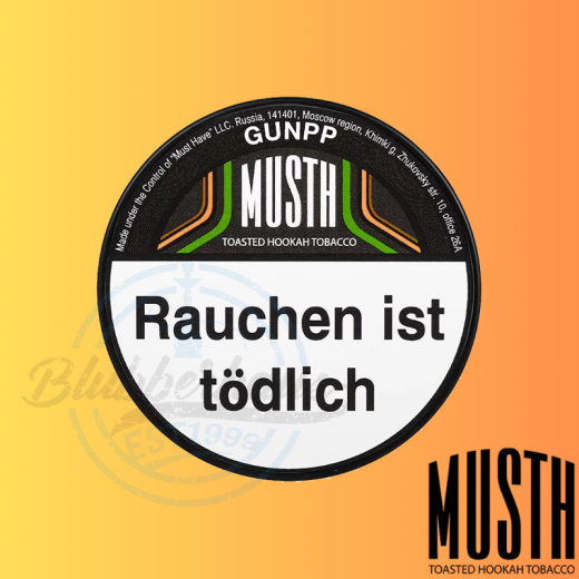 MustH Shisha Tabak 200g - GUNPP