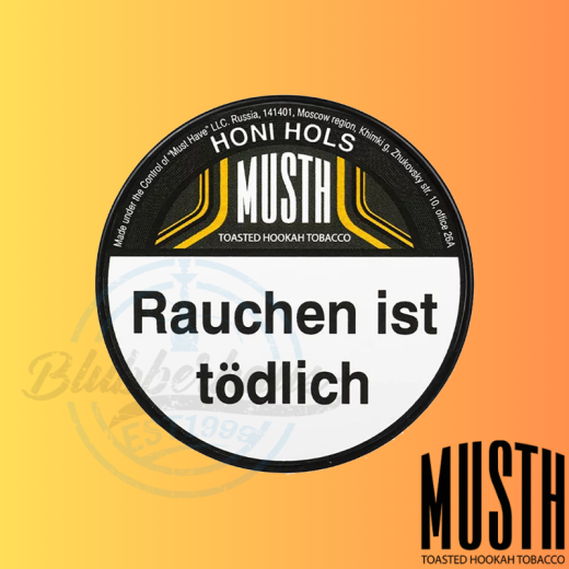 MustH Shisha Tabak 200g - HONI HOLS