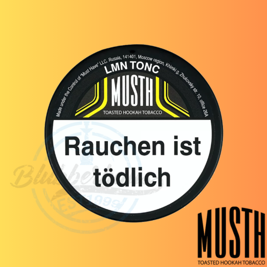 MustH Shisha Tabak 200g - LMN TONIC