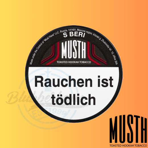 MustH Shisha Tabak 200g - S BERI