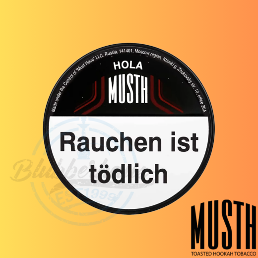 MustH Shisha Tabak 125g - HOLA