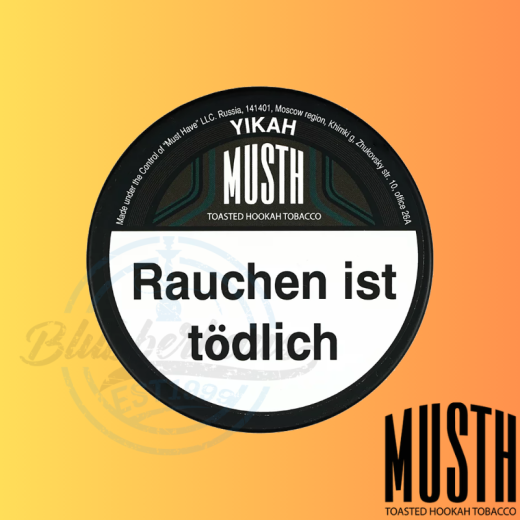 MustH Shisha Tabak 125g - YIKAH
