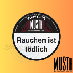 MustH Shisha Tabak 200g - RUBY GRPE