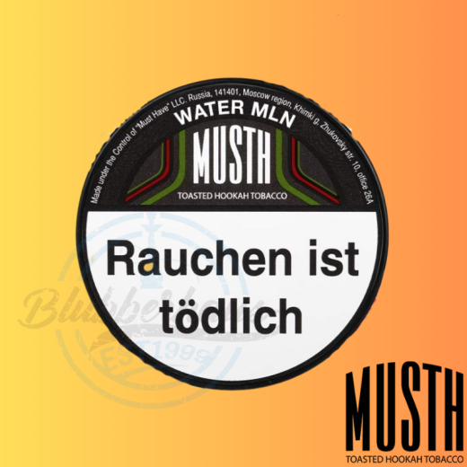 MustH Shisha Tabak 200g - WATER MLN