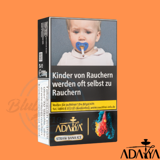 Adalya Shisha Tabak 200g - Straw Bana Ice