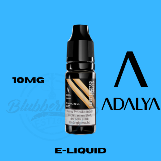 Adalya Liquid 10mg Sweet Custard Tobacco