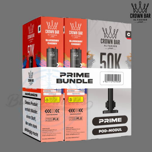 AL FAKHER 50K HYPERMAX PRIME POD Bundle - Blueberry Cherry