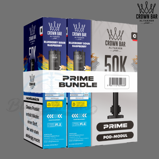 AL FAKHER 50K HYPERMAX PRIME POD Bundle - Blueberry Sour Raspberry