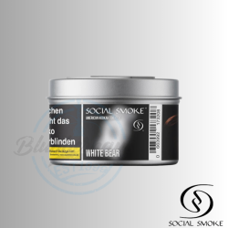 Social Smoke Shisha Tabak 200g - White Gummy Bear (White...