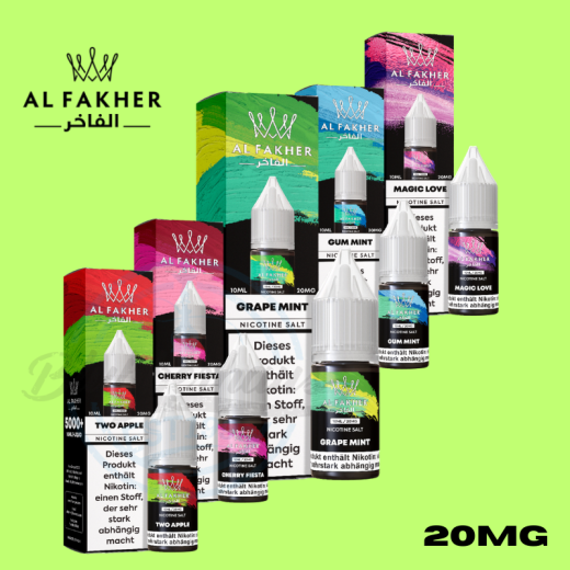 Al Fakher Liquid 20mg - Alle Sorten