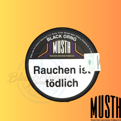 MustH Shisha Tabak 125g - BLACK ORNG