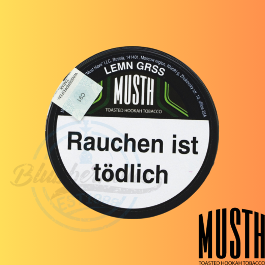 MustH Shisha Tabak 125g - LEMN GRSS