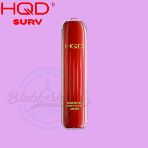 HQD Surv Einweg Vape - Raspberry Strawberry Cherry