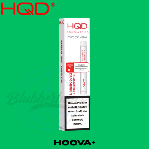 HQD Hoova+ Einweg Vape - Blackberry Dragonfruit