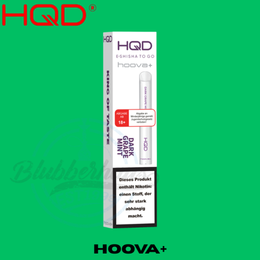 HQD Hoova+ Einweg Vape - Dark Grape Mint