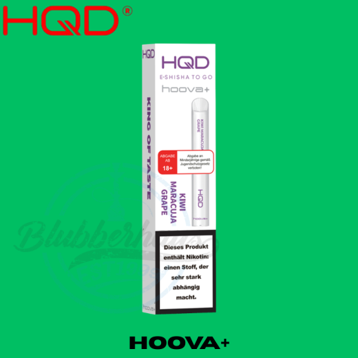 HQD Hoova+ Einweg Vape - Kiwi Maracuja Grape