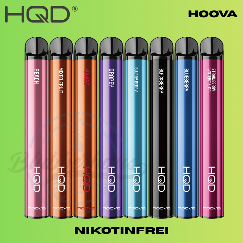 hqd vape günstig HQD Hoova nikotinfrei günstig kaufen – 600 Züge ohne Nikotin