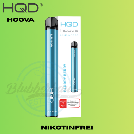 HQD Hoova (Nikotinfrei) Einweg Vape - Blurry Berry