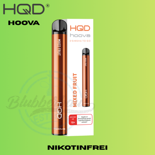 HQD Hoova (Nikotinfrei) Einweg Vape - Mixed Fruit