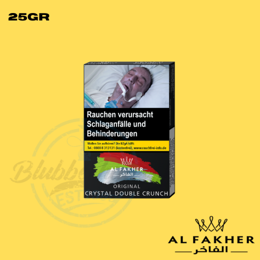 Al Fakher Shisha Tabak 25g - Crystal Double Crunch
