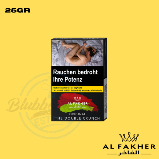 Al Fakher Shisha Tabak 25g - Double Crunch