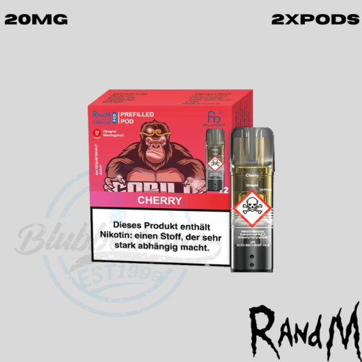 RandM Tornado Pods - Cherry