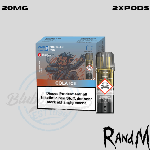 RandM Tornado Pods - Cola Ice