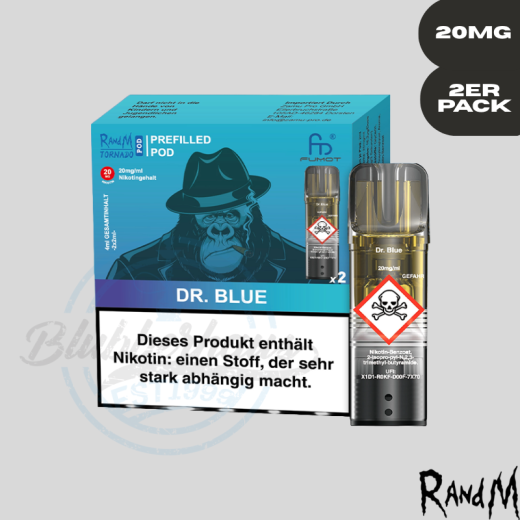 RandM Tornado Pods - Dr. Blue
