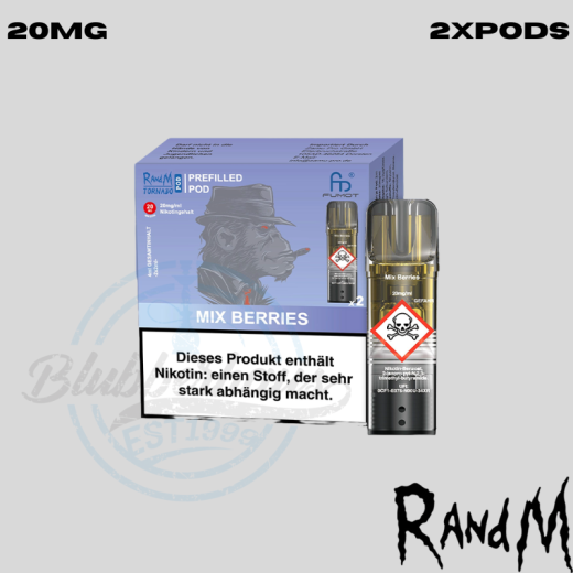 RandM Tornado Pods - Mix Berries