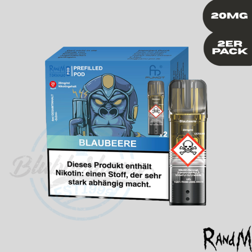 RandM Tornado Pod - Blaubeere