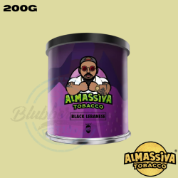Almassiva Shisha Tabak 200g - Black Lebanese