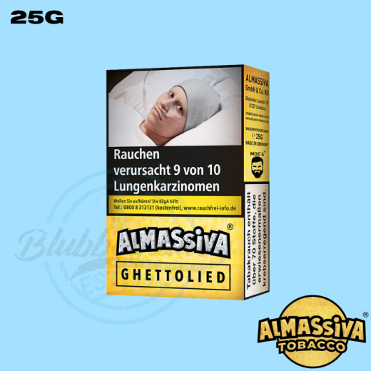 Almassiva Shisha Tabak 25g - Ghettolied