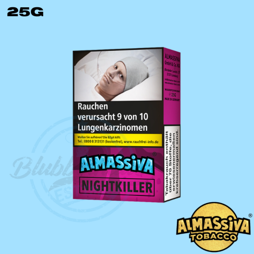 Almassiva Shisha Tabak 25g - Nightkiller
