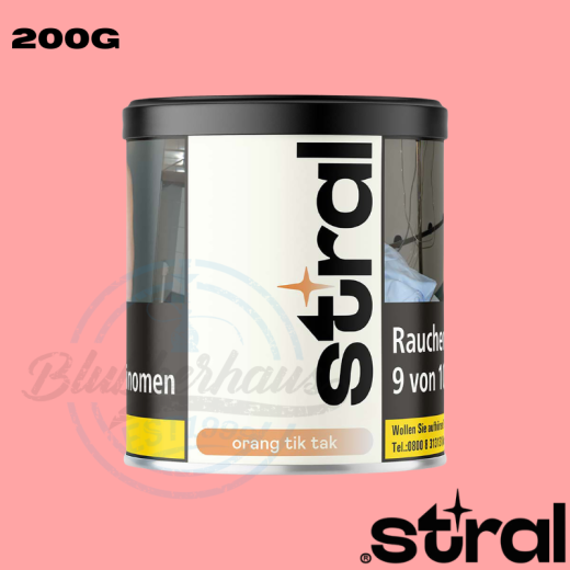 Stral Shisha Tabak 200g - Orang Tik Tak