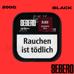 Sebero BLACK Shisha Tabak 200g - Amarena Chry