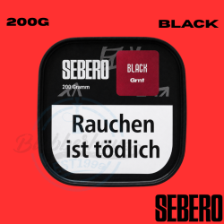 Sebero BLACK Shisha Tabak 200g - Grnt
