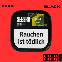 Sebero BLACK Shisha Tabak 200g - Iscer