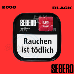 Sebero BLACK Shisha Tabak 200g - Rspberi