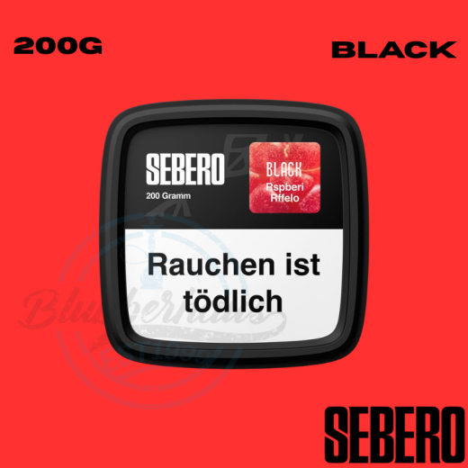 Sebero BLACK Shisha Tabak 200g - Rspberi Rffelo
