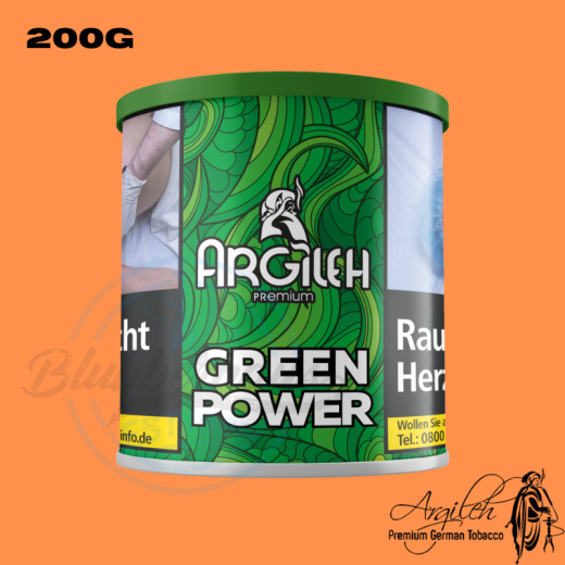 Argileh Shisha Tabak 200g - Green Power